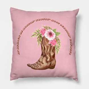 ISO Rootin Tootin Boot Scootin Cowboys Pillow