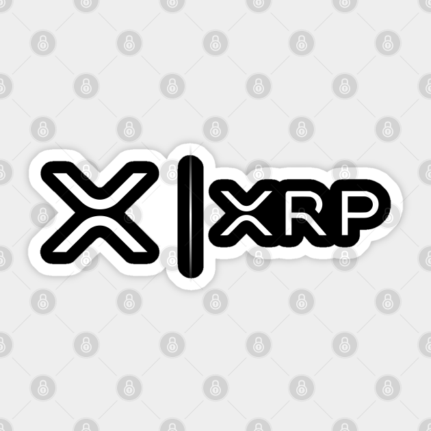 Side By Side Ripple Xrp Logo T Shirt Cryptocurrency Coin Xrp Ripple Sticker Teepublic