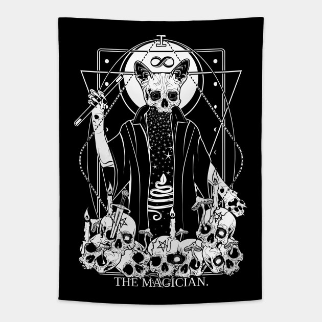 The Magician tarot card Tapestry by Von Kowen