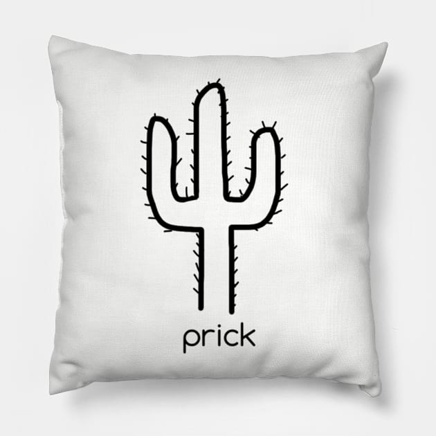 Profanity Cactus Pillow by Murl_Grey1