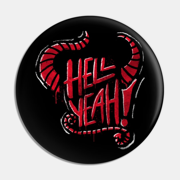 Hell Yeah Pin by RetroReview