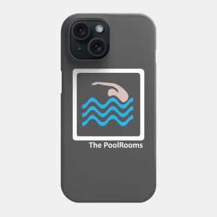 The PoolRooms -The Backrooms - White Outlined Version Phone Case