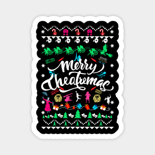 Ugly Theatre Christmas Sweater Magnet