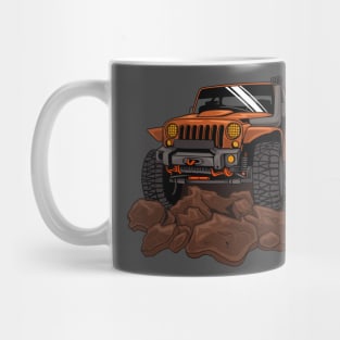 Jeep Lover Happiness Is Driving A Jeep Ceramic Coffee Mug