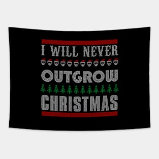 Christmas Quote Will Not Forget Christmas Ugly Christmas Sweater Tapestry