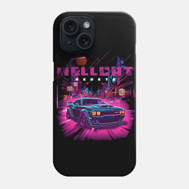 Hellcat Redeye Phone Case by Quotee