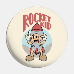 Rocket kid Pin