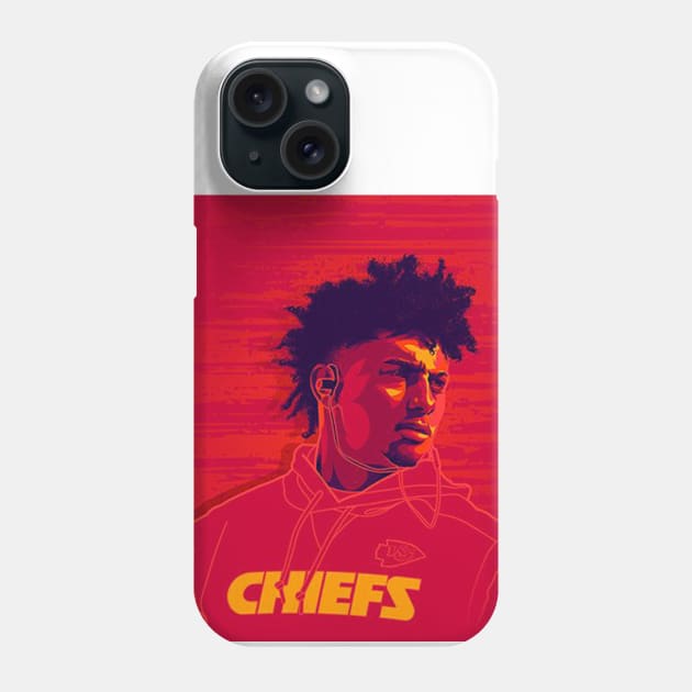 Patrick Mahomes Phone Case by wizooherb