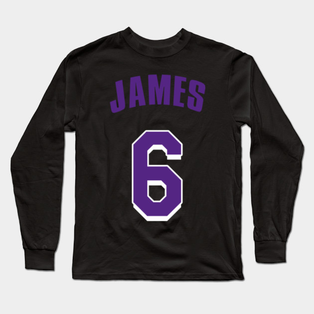 lakers jersey long sleeve