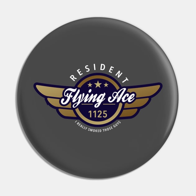 Resident Flying Ace Pin by ResortMagicMerch