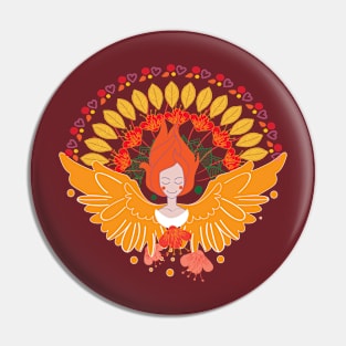 Autumn Equinox Angel Pin