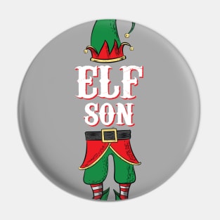 Elf Son - Matching Family Christmas Premium design Pin