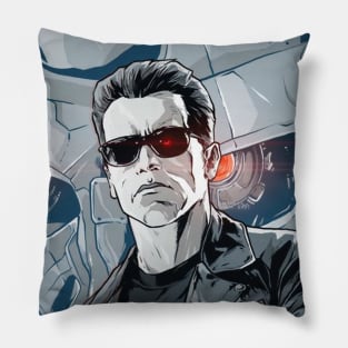 Terminator motorcycle Pillow