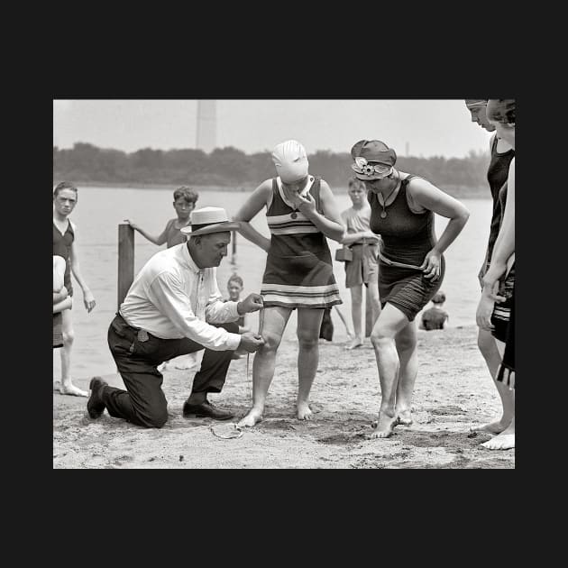 Beach Police, 1922. Vintage Photo by historyphoto