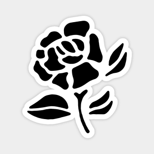 Black Rose Magnet