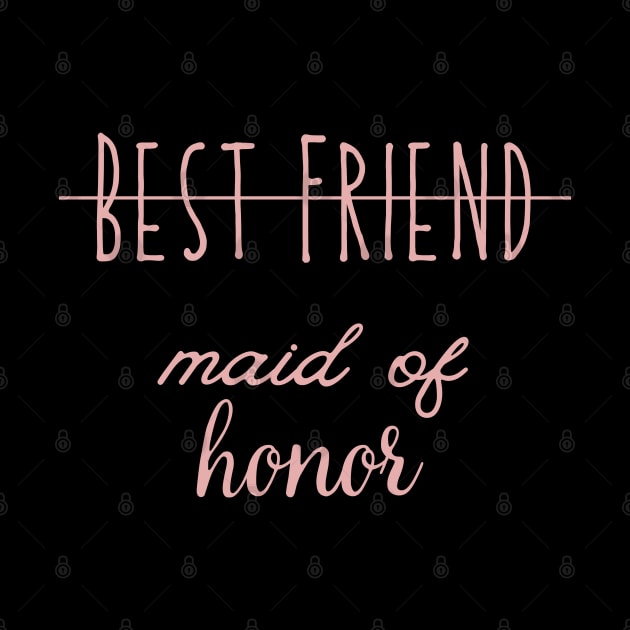 Best friend made of honor, made of honor, wedding shower, engagement gift, bachelorette, bridsmaid, by Maroon55