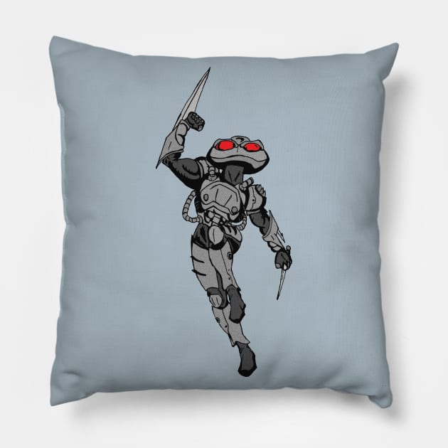 Black Manta Pillow by Ace20xd6