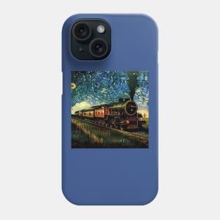 Starry Night Wizarding Express Train Phone Case