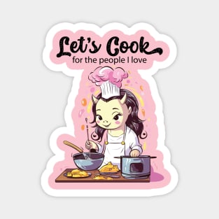 Let's Cook Magnet