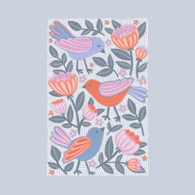 Bonny Little Birds and Blooms by micklyn