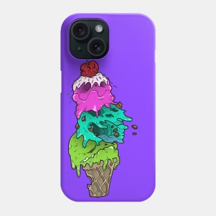 Ice cream pileup Phone Case