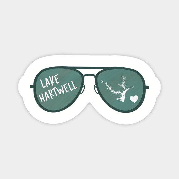 Lake Hartwell Sunnies Magnet by DRHArtistry