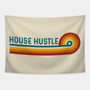 Vintage and Retro Realtor Design Gift For Real Estate Agents House Hustle Tapestry