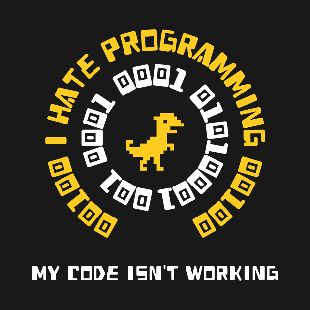 I hate programming - my code isn't working - coding by Meow Meow Cat