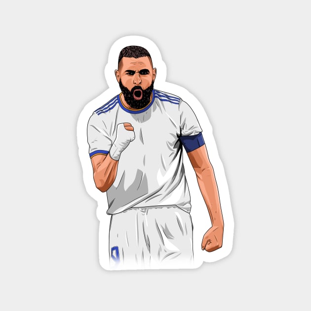 Karim Benzema Magnet by Ades_194