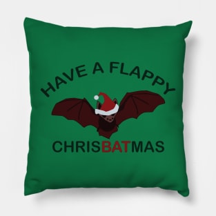 Have A Flappy ChrisBATmas Pillow