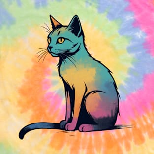 Colorful Cat T-Shirt