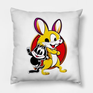 "Classic Cat and Mouse" Pillow