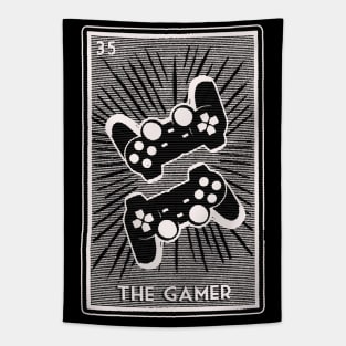 The Gamer, Tarot Card Style Video Game Controller Tapestry