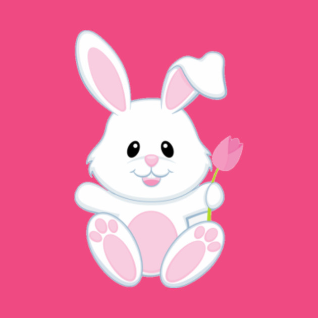 cute white bunny bunny
