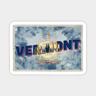 Vermont vintage style retro souvenir Magnet