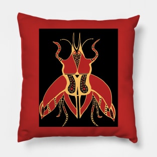 Decorative Scarab Pillow