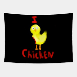 I Chicken Tapestry