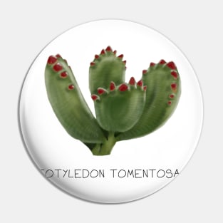 Bear paw cactus Genus Print Pin