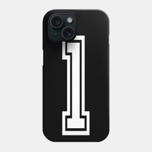 Number 1 for a sports team, group, or community T-Shirt Phone Case