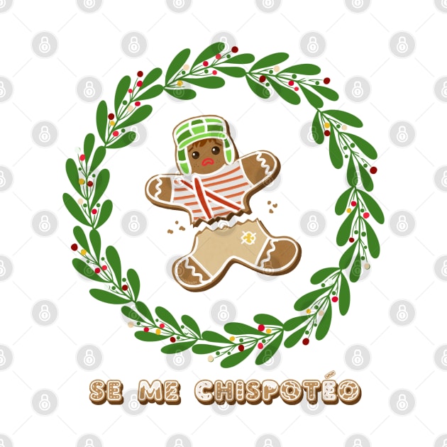 Funny Latinx Ugly Christmas Gingerbread Pan Dulce Chavo by Francielandia