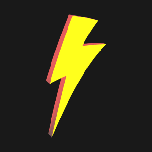 Cartoon Lightning Bolt T-Shirt