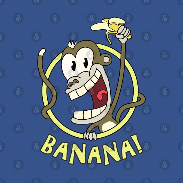 Banana Monkey by Nerd_art