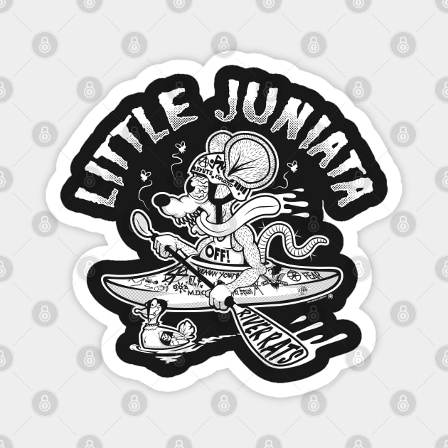 Little Juniata River Rats Magnet by OutdoorMayhem