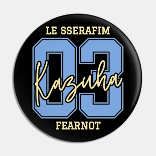 Kazuha Le Sserafim College Pin