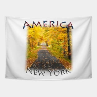 America - New York State fall colours Tapestry