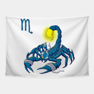 the zodiac scorpio Tapestry