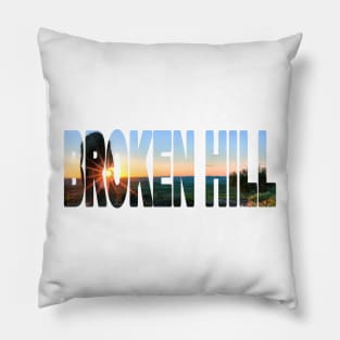 BROKEN HILL - NSW Australia Living Desert Sunset Pillow