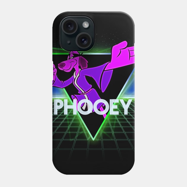 Hong Kong Phooey Retro 80s Neon Landscape Phone Case by Bevatron