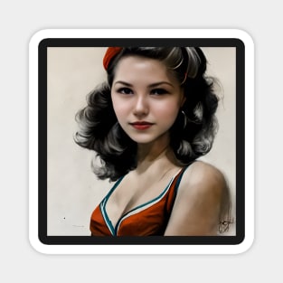 Top model from 1940s painting Magnet