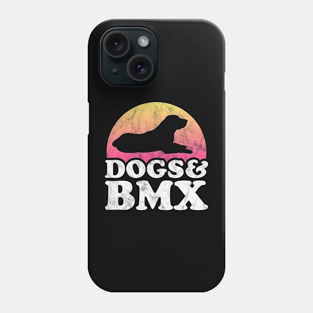 Dogs and BMX Dog and BMX Biking Gift Phone Case by JKFDesigns